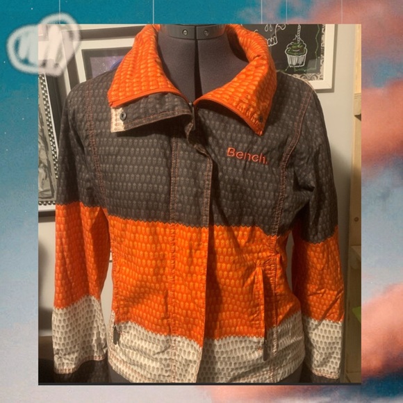 Orange Tones Bench Jacket - Picture 1 of 4